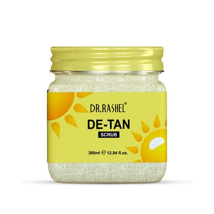 DR.RASHEL De-Tan Scrub For Face & Body (380 Ml) | Revitalizing Tan Removal | Cleanser,Dead Skin | Blackhead Remover For Deep Exfoliation DR.RASHEL De-Tan Scrub For Face & Body (380 Ml) | Revitalizing Tan Removal | Cleanser,Dead Skin | Blackhead Remover F