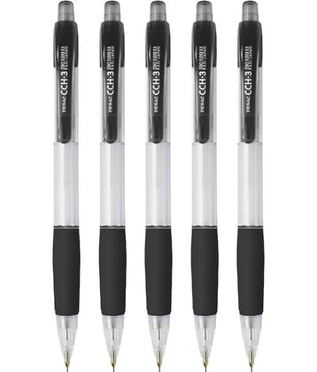 Penac CCH-3 Mech. Pencil black 0,5 mm PACK OF 5