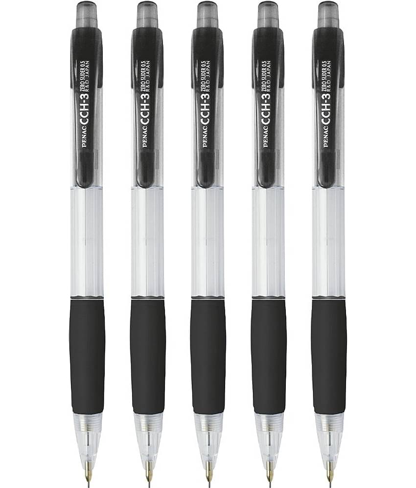 Penac CCH-3 Mech. Pencil black 0,5 mm PACK OF 5