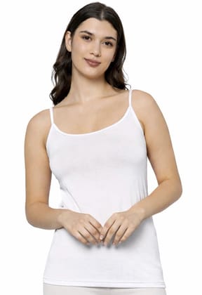 Bamboo Fabric Camisole – Soft, Breathable, Eco-Friendly | White