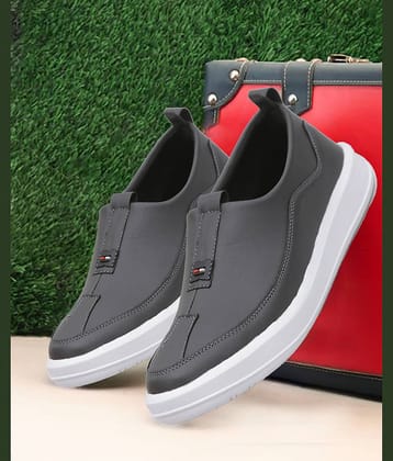 Sneaklab Coal-01 Casual Shoes Light Grey Men's Slip-on Shoes