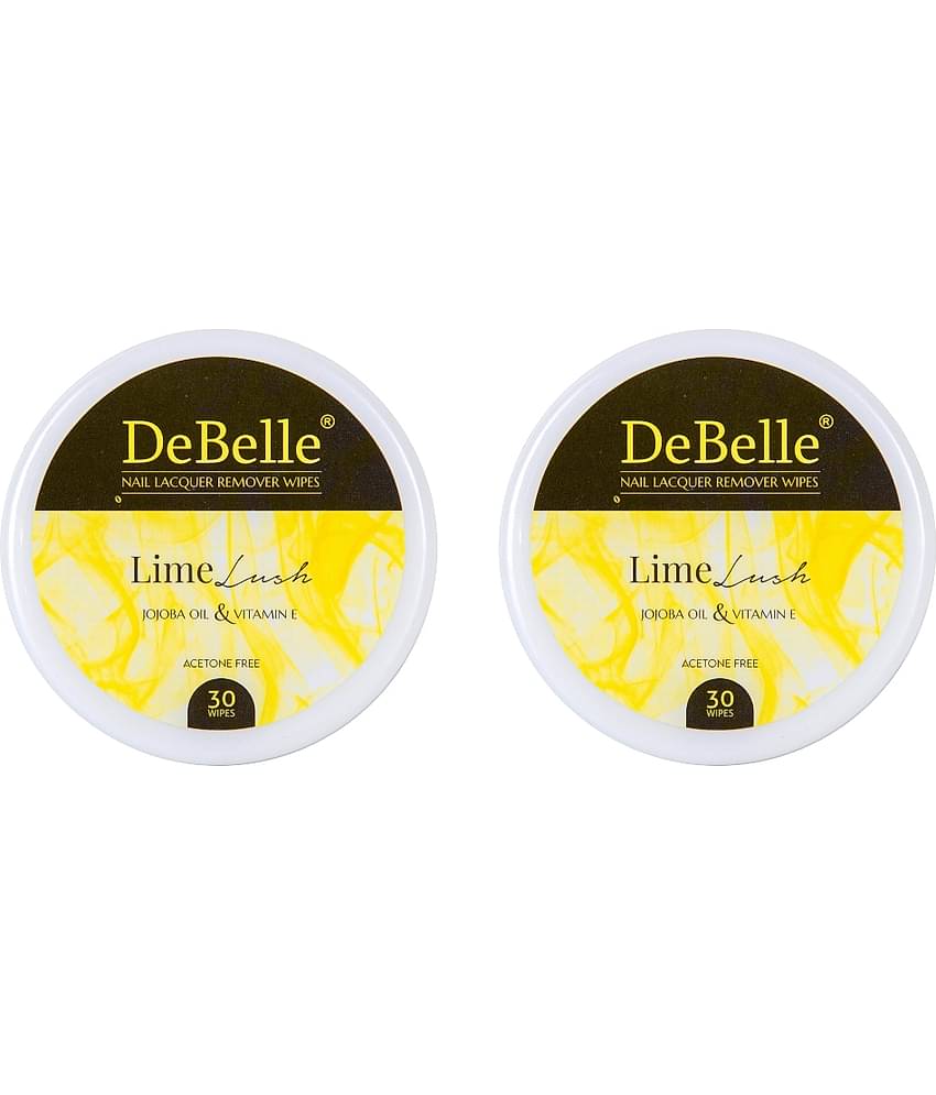 DeBelle Lime Lush Nail Paint Remover Pads 30 mL Pack of 2