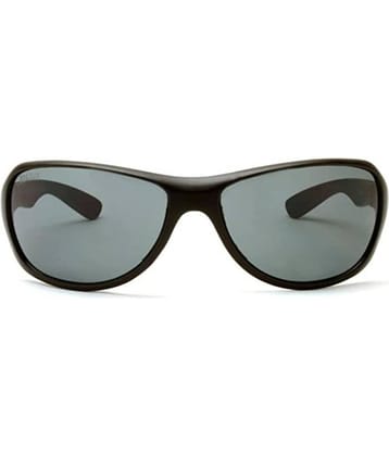 Roadies - Black Wrap Around Sunglasses ( Pack of 1 )
