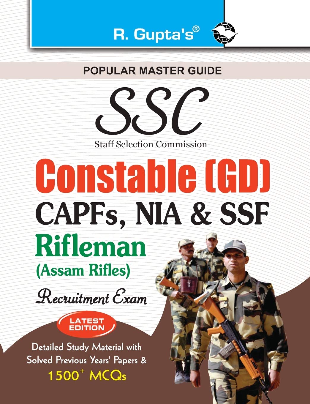 SSC: Constable (GD) (CAPFs, NIA, SSF & Rifleman (Assam Rifles) Recruitment Exam Guide [Paperback] [Dec 24, 2025] RPH Editorial Board