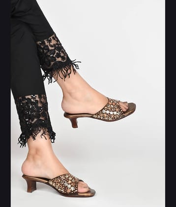 JM Looks Black Women's Sandal Heels