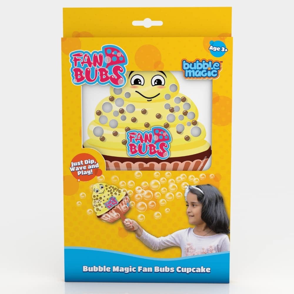 Bubble Magic FanBubs Cupcake Theme For Kids 3 Years and Above
