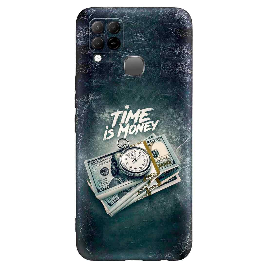 Time is Money HOT 10S Premium Embossed Mobile cover