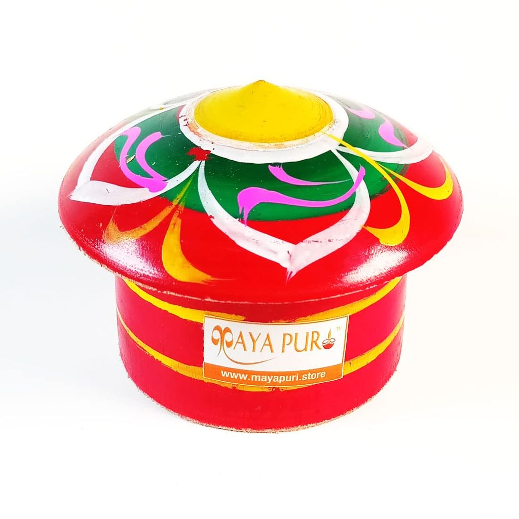 MAYAPURI Gaachh Kouto/Wedding Sindur Box/Sindoor Dani/Sindhora, Standard Size - Pooja Needs | Buy online on ZillyBuy