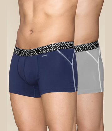 XYXX Pack of 2 Cotton Trunks For Men's ( Multicolor )