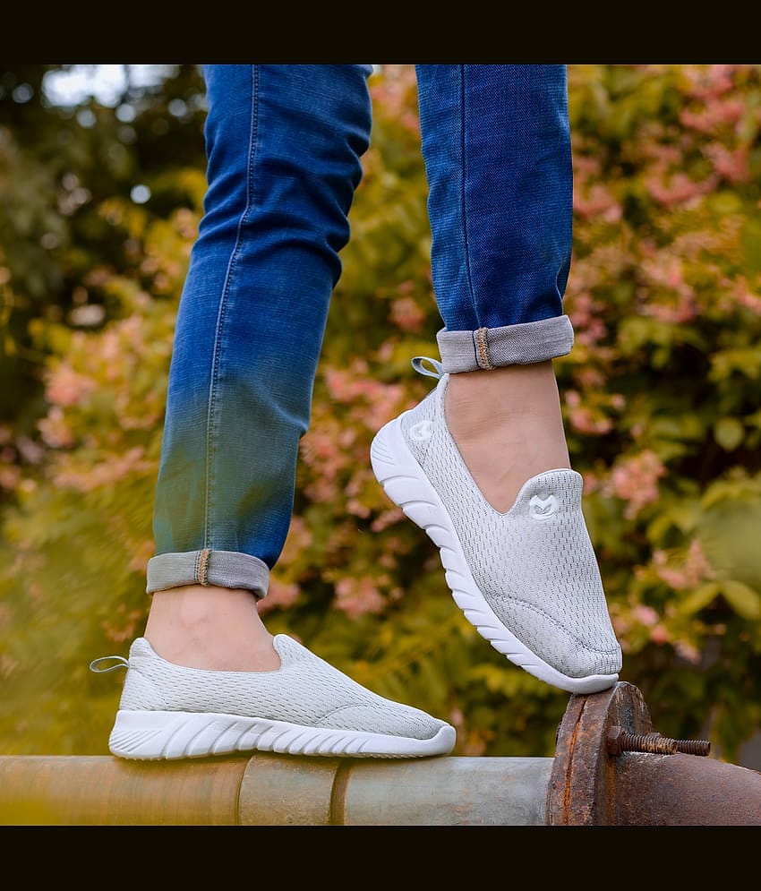 Magnolia Grey Men's Slip-on Shoes