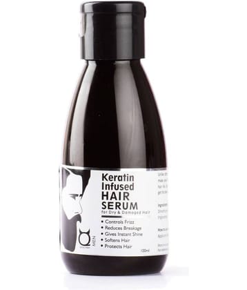 Qraa Keratin Infused Hair Serum For Dry And Damaged Hair, 100Ml (Pack Of 1)