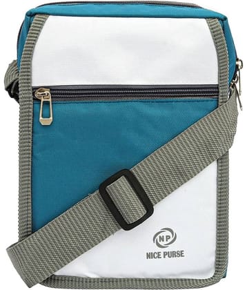 Nice Purse White Solid Messenger Bag