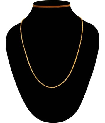 FASHION FRILL Gold Plated Brass Chain ( Pack of 1 )