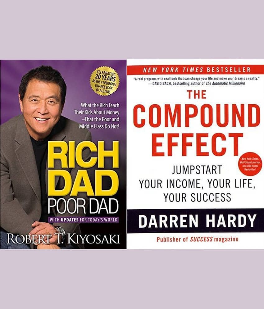 (Combo of 2 Books) Rich Dad Poor Dad & Compound Effect (English, Paperback)