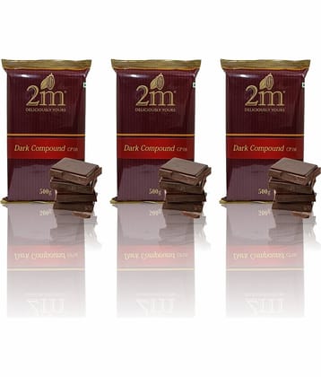 2M Dark Chocolate Compound Slab (CP-16) Assorted Chocolates 500 g