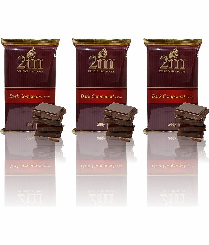 2M Dark Chocolate Compound Slab (CP-16) Assorted Chocolates 500 g
