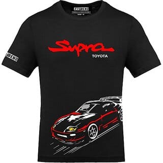 FastB Men Typography Round Neck Black T-Shirt