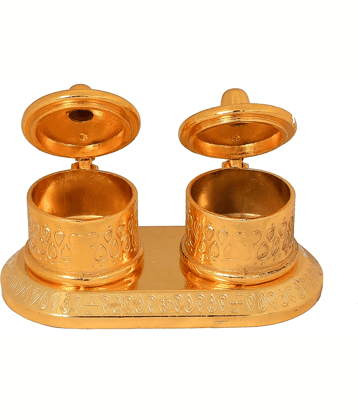 PAYSTORE - Aluminium Kumkum Box 10 ( Pack of 1 )