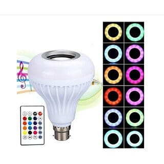 CHARKEE Wireless With Remote 12v5.0 3D Bass 24 White (BT-Bulb3)