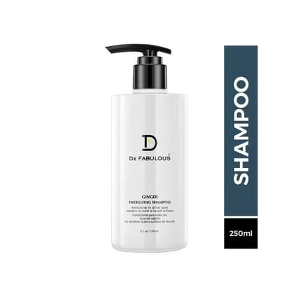 De Fabulous Ginger Energizing Shampoo, 250 ml