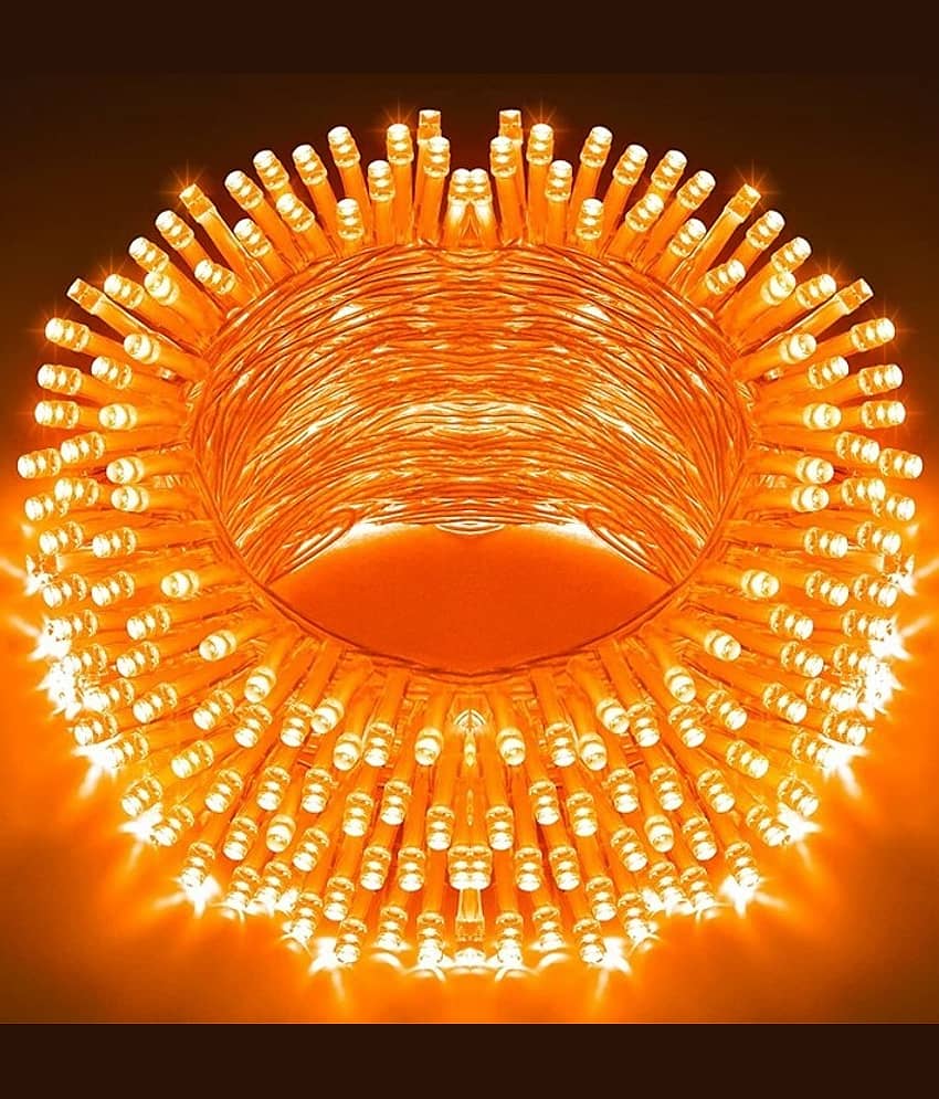 SPARKWORLD Orange 11 Mtr String Light ( Pack of 1 )