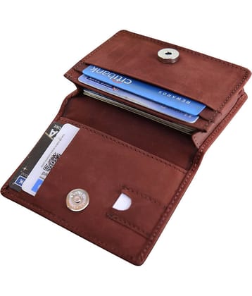 Style 98 Bi-Fold Red Card Holder