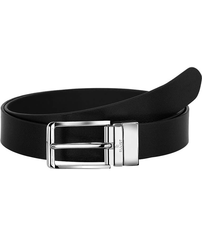 Elliot Black Leather Formal Belt