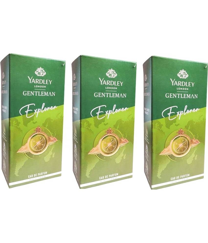 Yardley London 3 GENTLEMAN EXPLORER  PERFUME ,30 ML Deodorant Spray for Women,Men,Unisex 90 ml ( Pack of 3 )