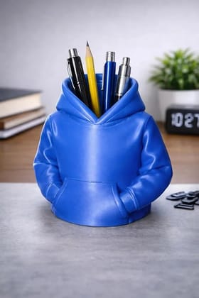 Hoodie Style Pen Holder (BLUE)
