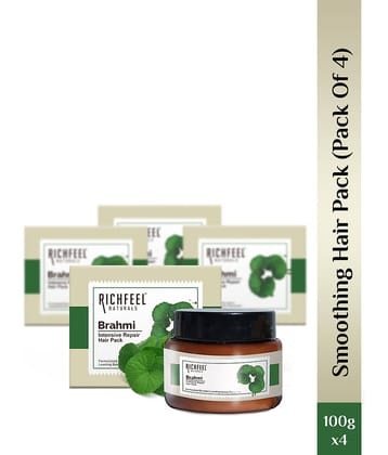 Richfeel Brahmi Hair Pack 100 Gms Pack of 4