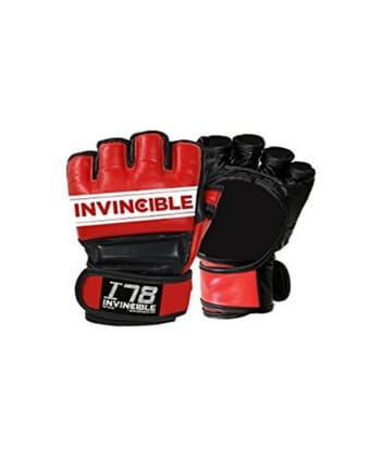 Invincible Ultimate Combat Gloves MMA (X-Large) Red