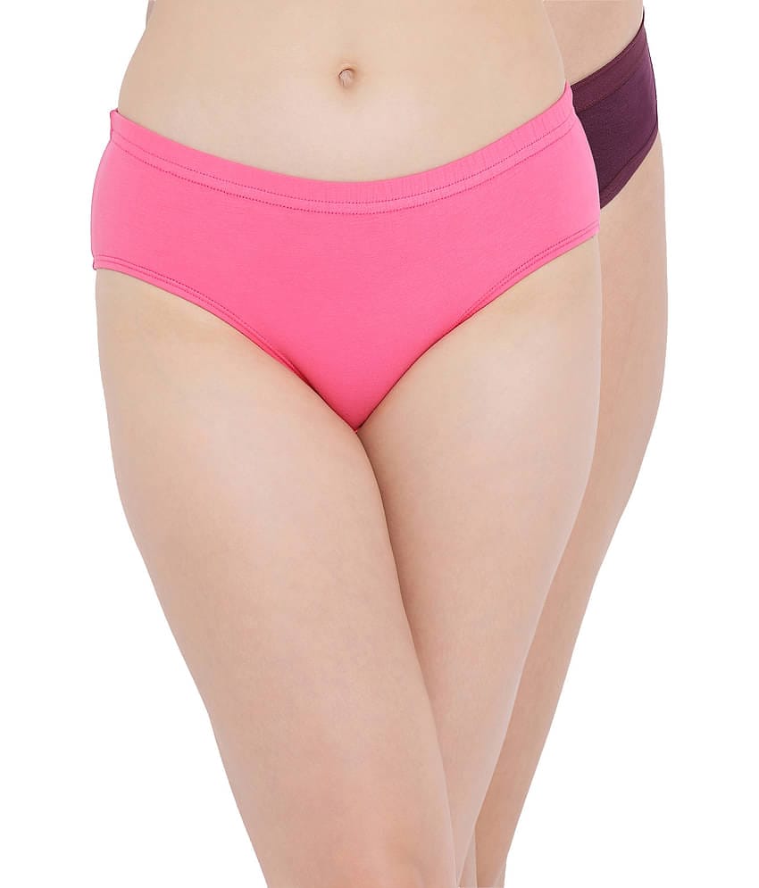 Clovia Cotton Bikini Panties - Pack of 2