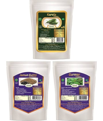 Biotic Gurmar, Karela & Jamun Seed Powder for Diabetes Powder 300 gm