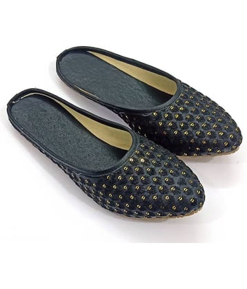 Raj - Black Women's Mules