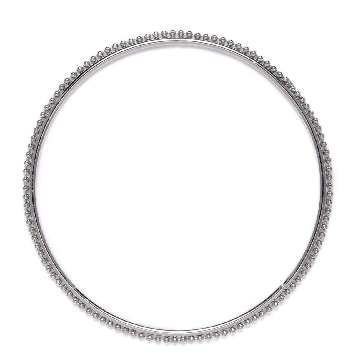 Traditional Silver Plated Oxidized Bangles