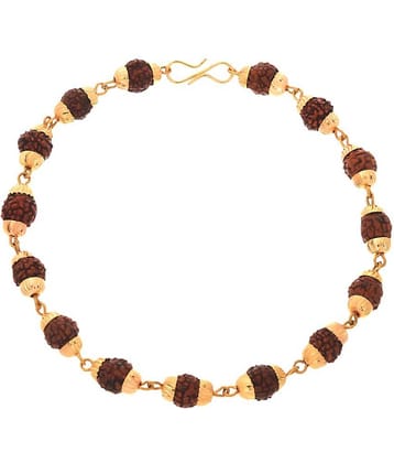 Rudraksha Bracelet - Gold Plated