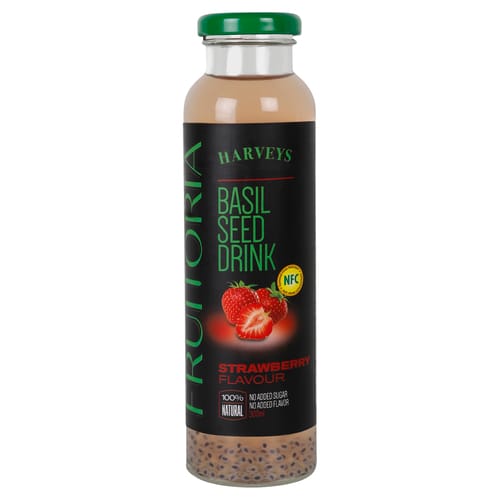 Fruitoria Basil Seed Drink - Strawberry