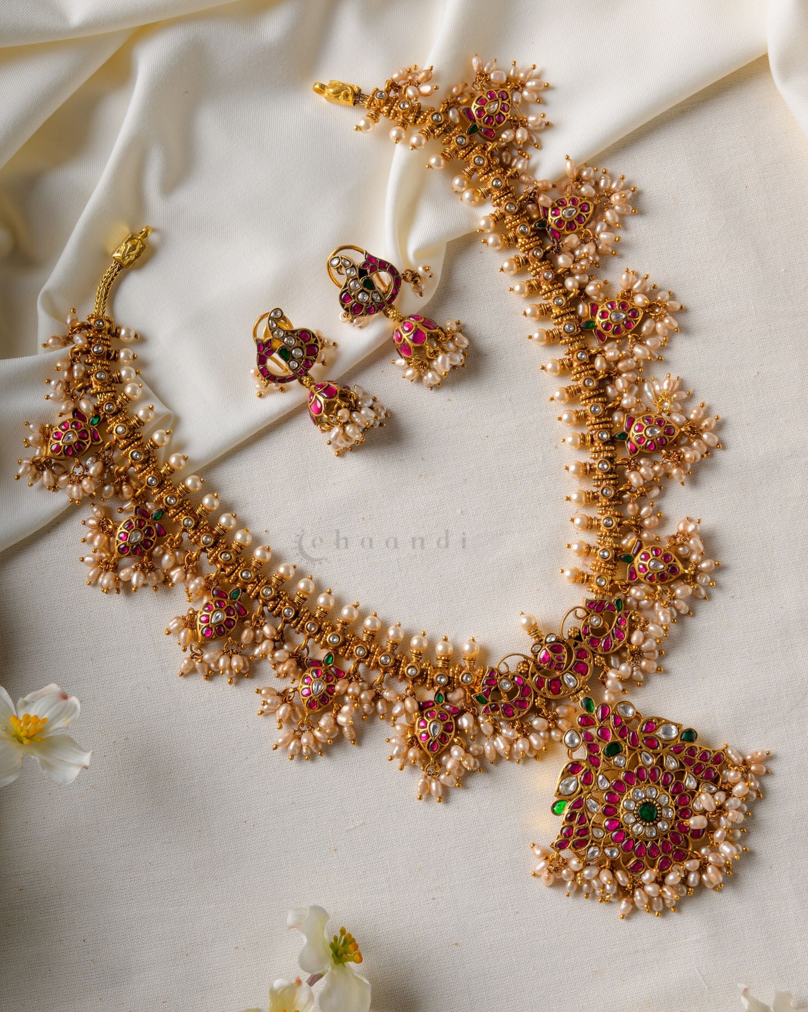 Gold Polish Silver Necklace CHN1544