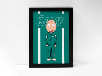 "SQUID GAME: Player 001" Poster: Add a Touch of Personality to Your Space