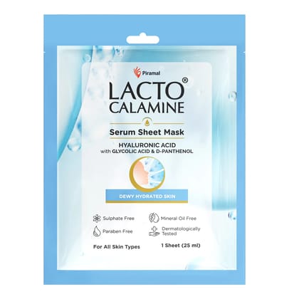 Lacto Calamine Hyaluronic Acid Sheet Mask 25 Ml