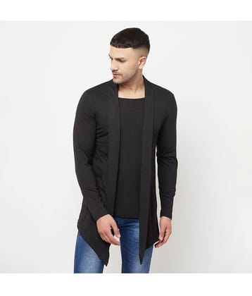 Glito - Black Cotton Blend Men's Cardigan Sweater ( Pack of 1 )