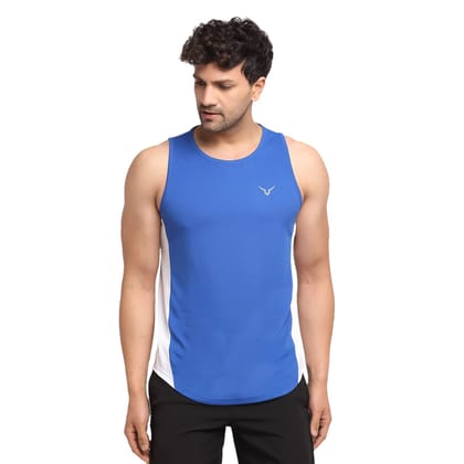 Invincible Men's Contrast Vest-Royal Blue / L