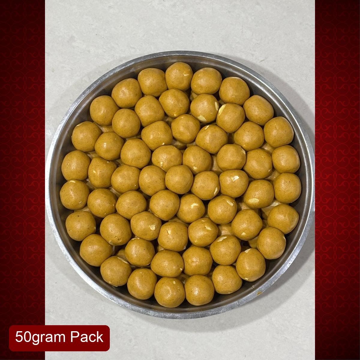 Aaswad Caterers Besan Ladoo (50g) | Traditional Festive Sweet