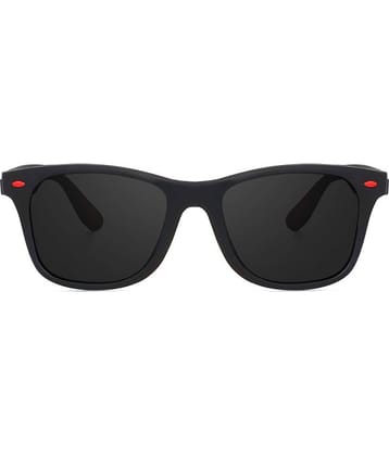 Kanny Devis Black Rectangular Sunglasses ( Pack of 1 )