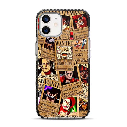 Wanted Posters One Piece Anime iPhone 12 Mini Stride Phone Case-Stride