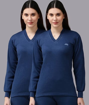 Lux Cottswool Cotton Blend Thermal Tops - Black Pack of 1