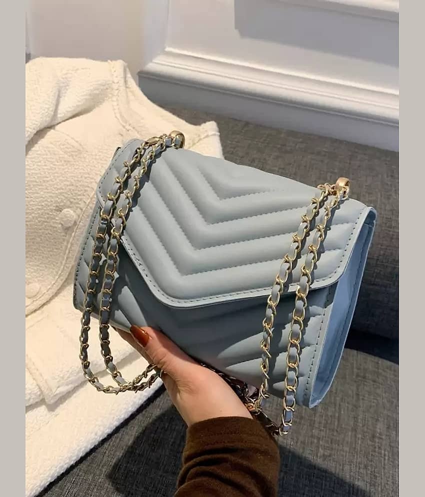 Fargo Light Grey PU Sling Bag