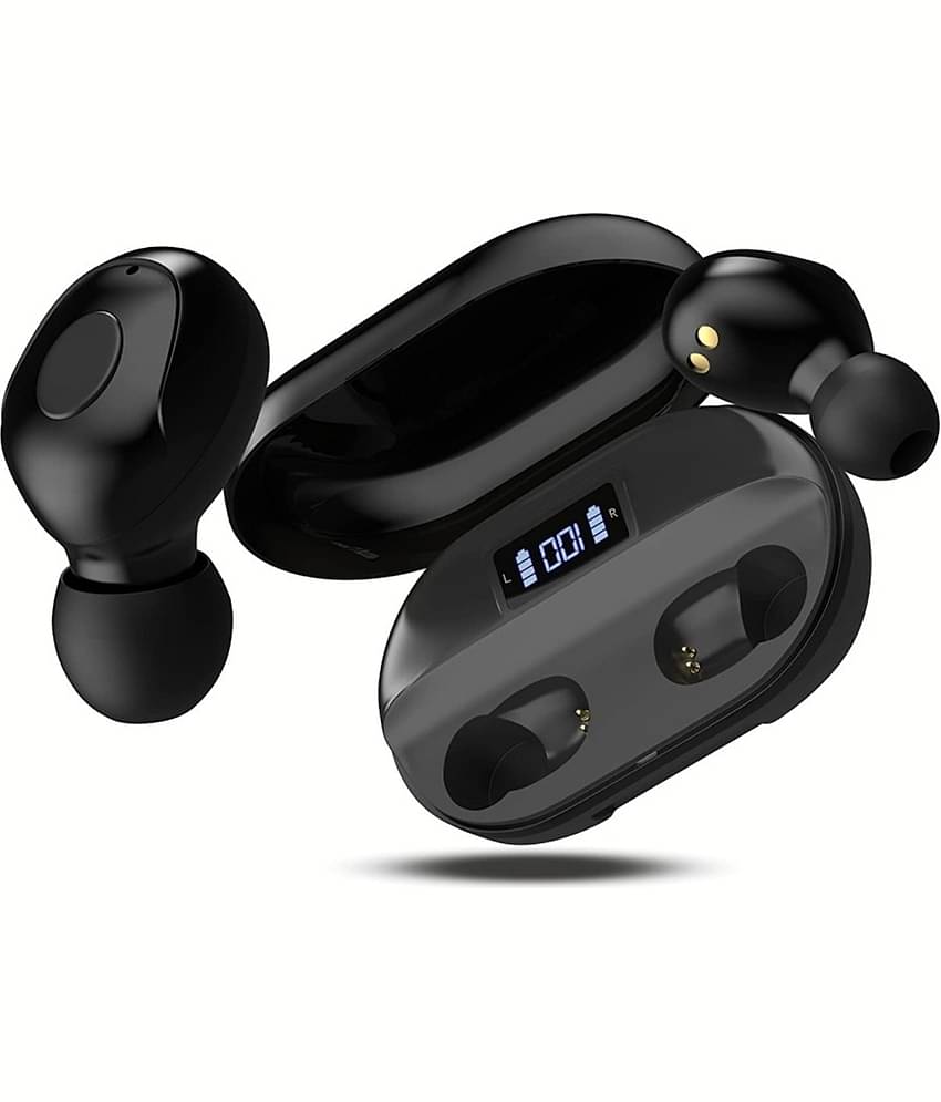 Neo T4 On Ear True Wireless (TWS) 50 Hours Playback IPX4(Splash & Sweat Proof) Magnetic earpeice -Bluetooth Black