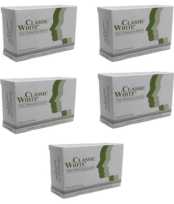Classic White Skin Whitening Soap for All Skin Type ( Pack of 5 )