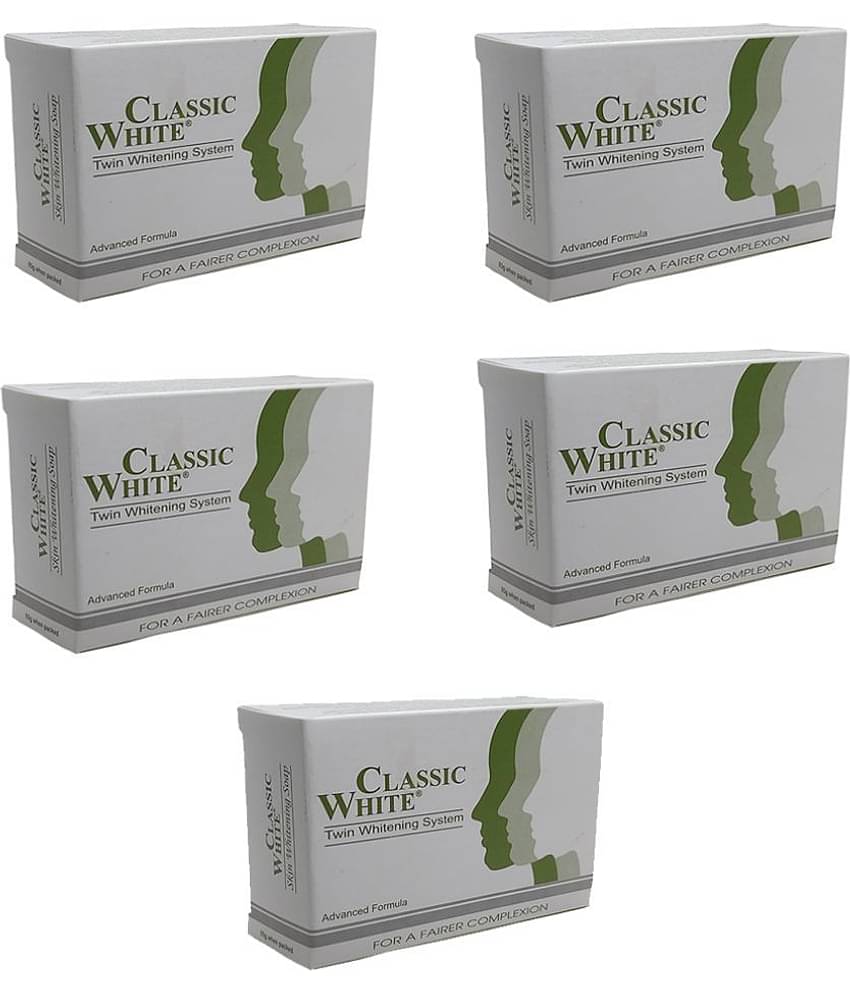 Classic White Skin Whitening Soap for All Skin Type ( Pack of 5 )